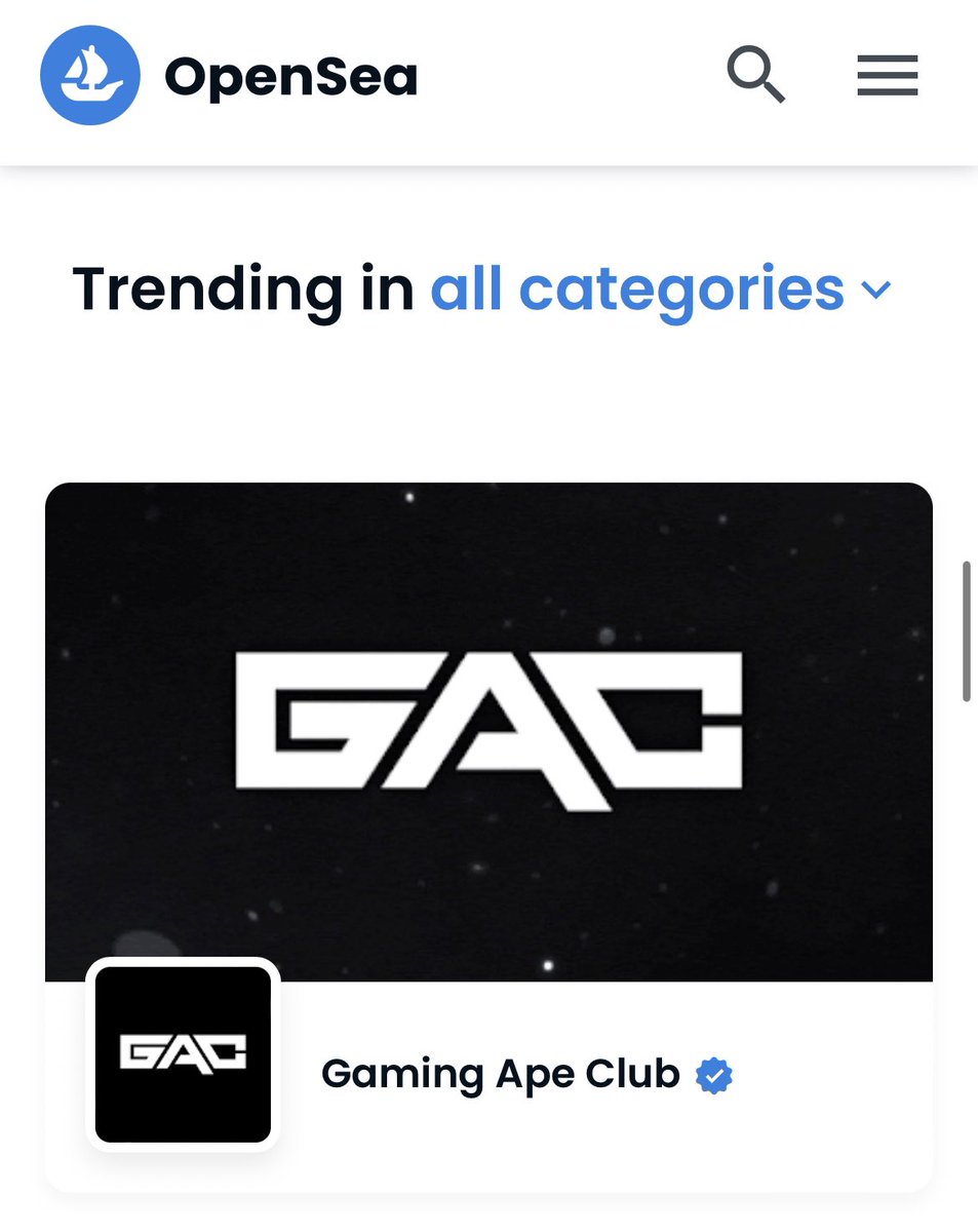 We are trending on OpenSea 👀

Under 100 listed ✅

LFGAC!
