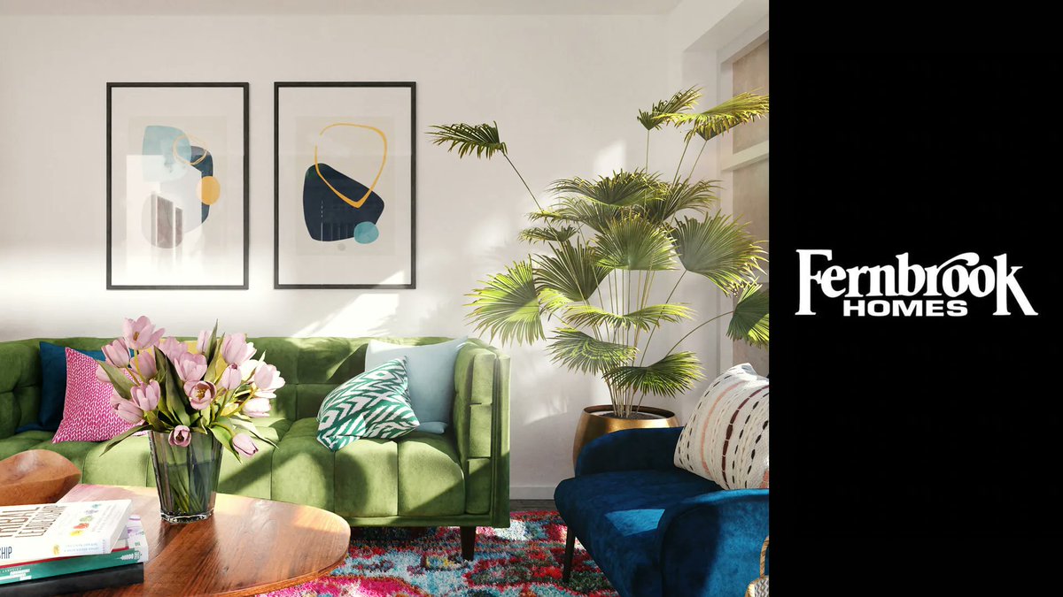 Mid-Century Modern is making a comeback! These classic timeless designs originate from the 40’s and 50’s. They are minimalist and use bright colours. This allows you to have a vintage look while still being modern! 
#FernbrookHomes