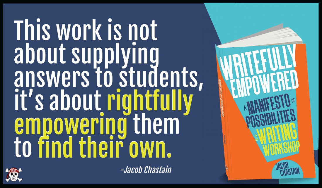 dbc_inc's tweet photo. Have you checked out #WritefullyEmpowered by Jacob Chastain?
Want to tap into the transformative potential of the Writing Workshop?!
➡️ https://t.co/PsAzeIa3T9
#tlap #dbcincbooks #writing @burgessdave @TaraMartinEDU @jacobchastain_ @burgess_shelley https://t.co/JpE5AJ2mBV