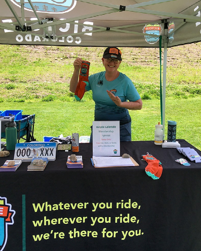 BicycleColo's tweet photo. Riding season is in full throttle and our Membership and Development Team and volunteers have been tabling at many events—like @outside_events' #CopperTriangle last weekend! It was a great day in the mountains and we're looking forward to enjoying more like it this season. https://t.co/INQt3d0yMe
