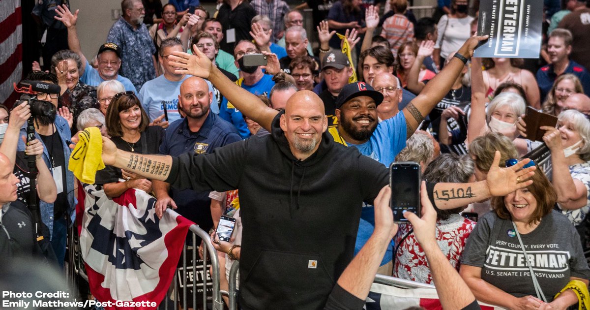 John Fetterman tweet media