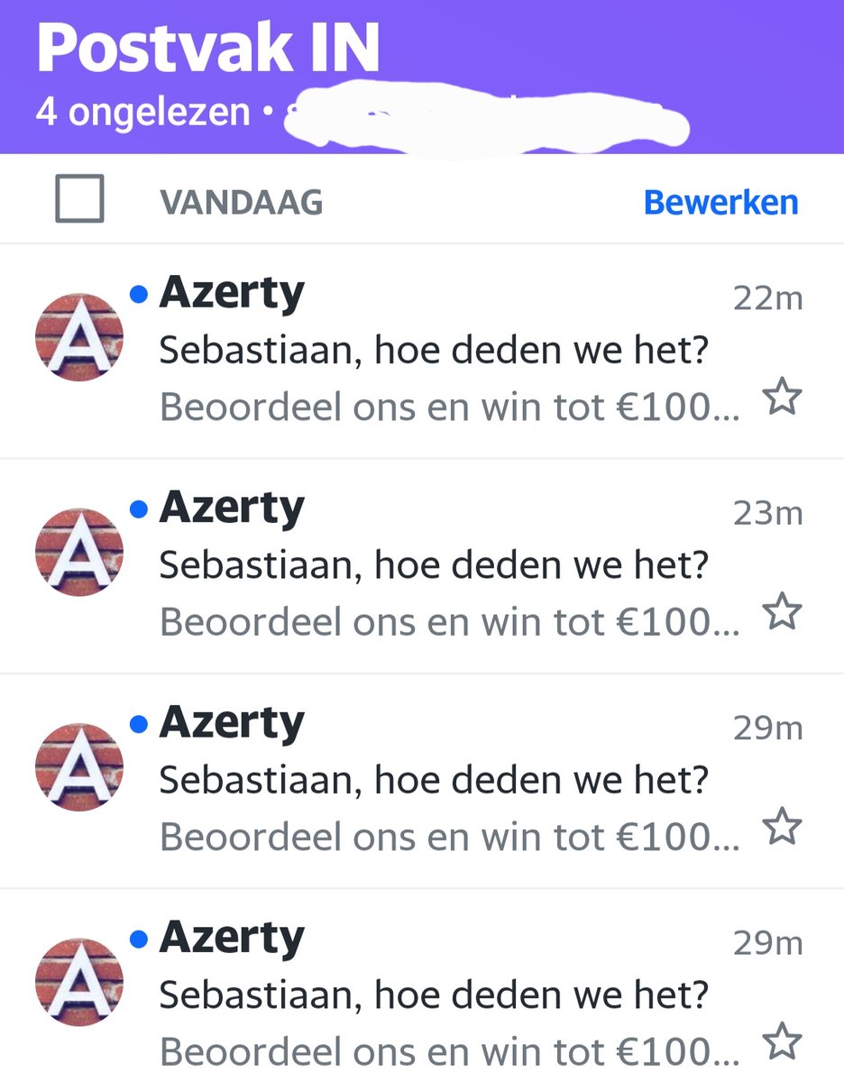 SebasKonings's tweet photo. @Azerty_nl is dit nu echt nodig!!!?🙄 https://t.co/u2ZlK1ESmK