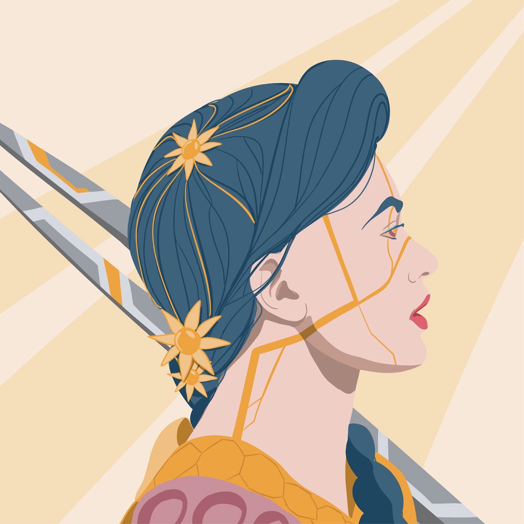 ChippedPixels's tweet image. Super bullish on #womxn creators. You are all warriors. ⚔️