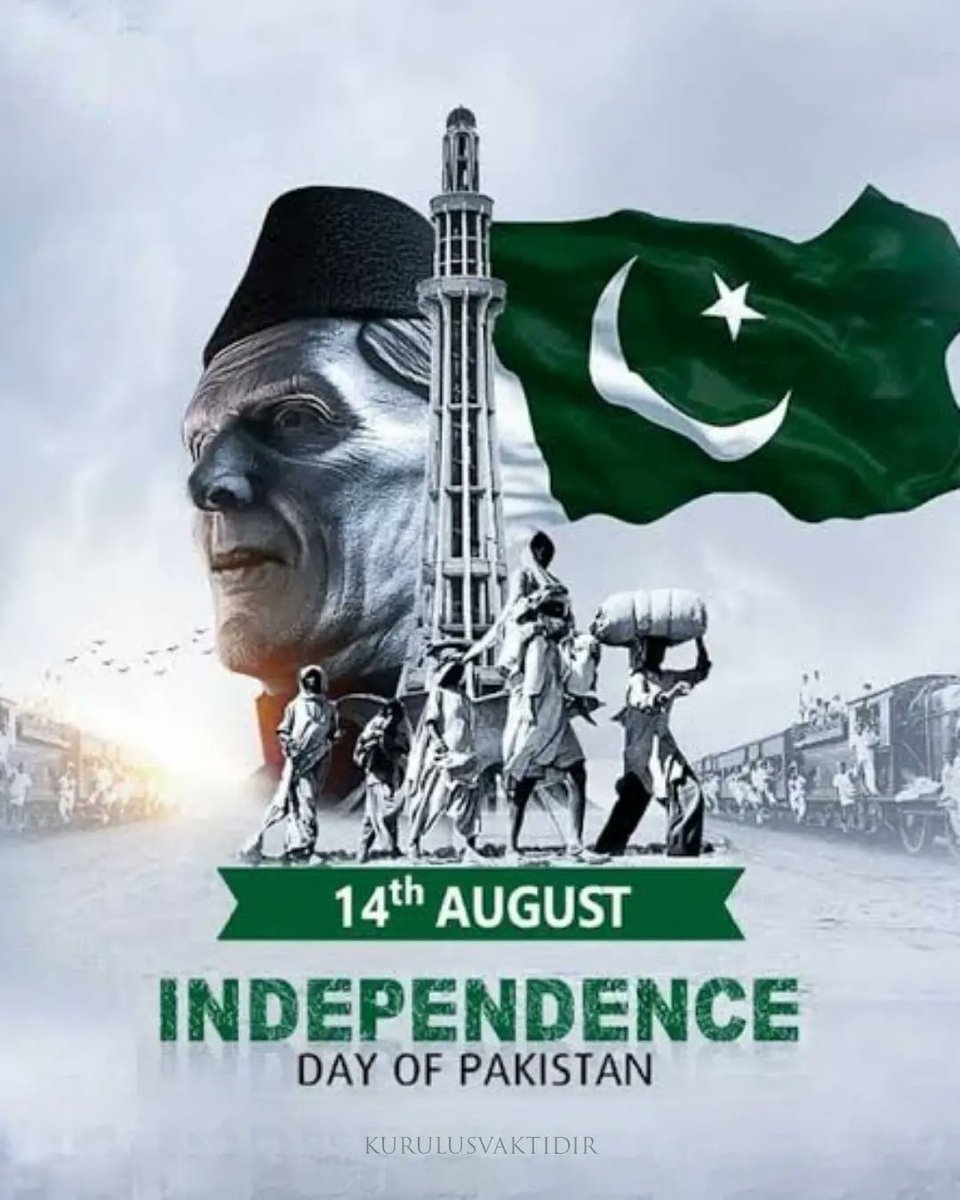 Mutlu Bağımsızlık Günü kutlu olsun Pakistan 🇵🇰
"O zaman milletin ayrı bir devlete ihtiyacı vardı ama bu sefer devletin "millet"e ihtiyacı var"
Ey bizim büyük lider Quaud i Azam, bu milletin senin gibi bir lidere çok ihtiyacı var, tekrar gel 👏🏻

#Pakistan #IndependenceDay2022