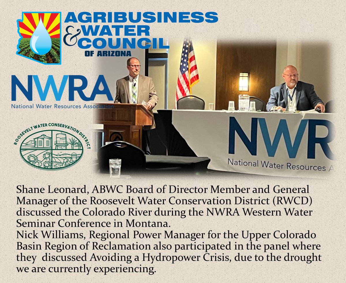 abwcaz's tweet image. #water #ABWC #RWCD #hydropower #NWRA