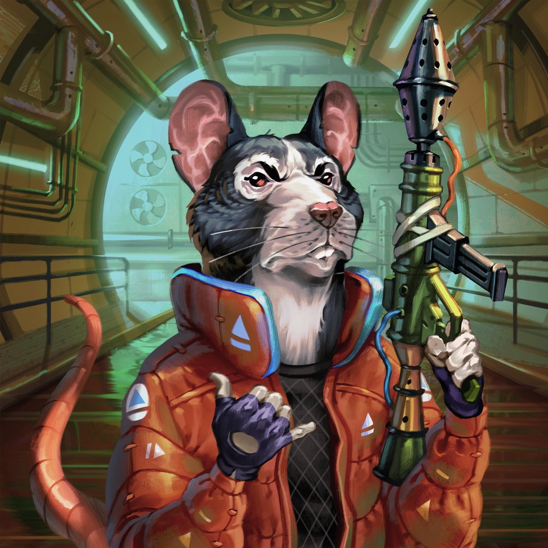 Dirty Harold 🐀 

Late at night, Dirty Harold is looking for garbage.

There's a rat in the city; what are we gonna do?!..... You better run like hell!!!

#NFT #NFTGiveaways #NFTCommunity #NFTProject #NFTGame