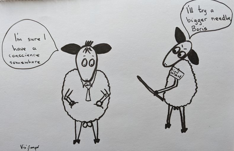 VixJCooper's tweet photo. Silly time... #humourous #cartoons #sketch #government #politics #civilservice #sheep #lovesheep #fun https://t.co/ua1oBHodlb