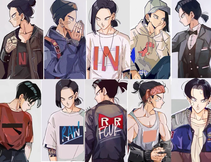 All outfits designed for 17
#ドラゴンボール #DragonBall 