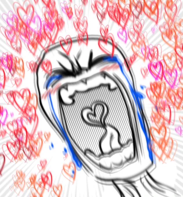 i am using my new heart brush 
