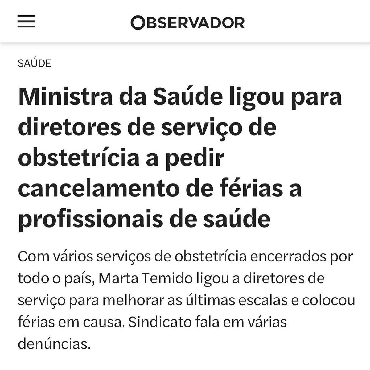 gstvojesus's tweet photo. Tenho ouvido muitas reações a estas notícias recentes e chego à conclusão de que a mensagem sobre que está a acontecer no SNS não está a passar. “Qualquer empresa cancela férias se houver um pico de atividade, porque é que os médicos são diferentes dos outros?!”, dizem. 1/ https://t.co/bkFn5eJ1vU
