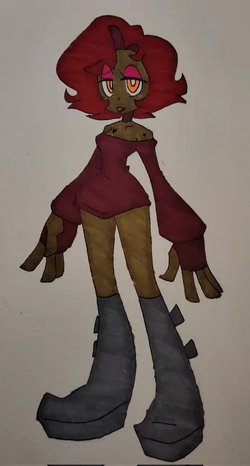 Just thought I'd post this sketch to color progression 