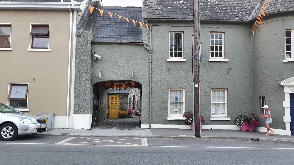 JTUrbanDesign's tweet photo. Crank House, Banagher. Part restoration, part backland dev. Mix of residential, retail, cultural and community uses. A near perfect example of town centre regeneration. https://t.co/nszXl1vHqx