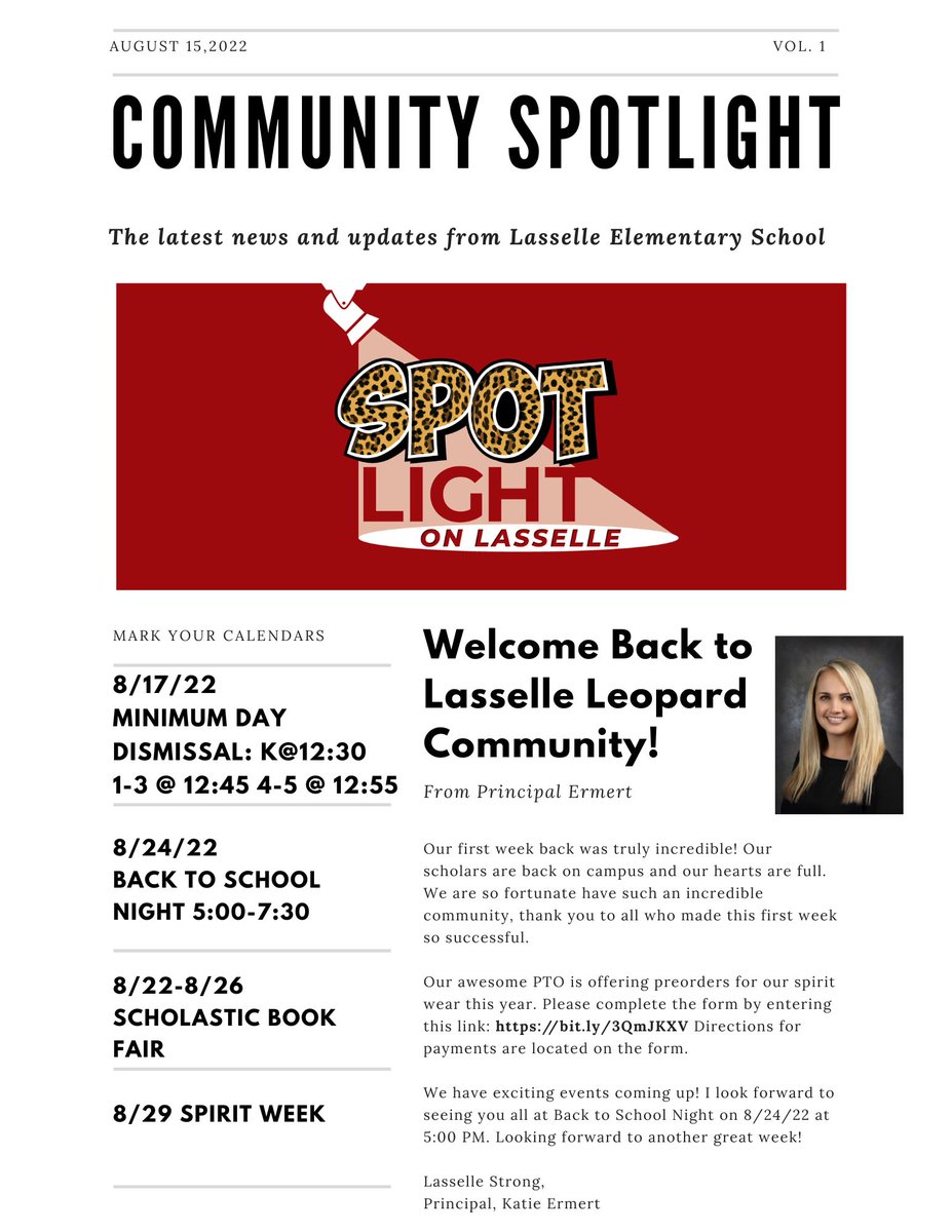 Community SPOTlight 8/15/22 <a href="/lasselleVVUSD/">Lasselle Elementary</a> . #Back2Lasselle @mark_lenoir @ValVerdeUSD