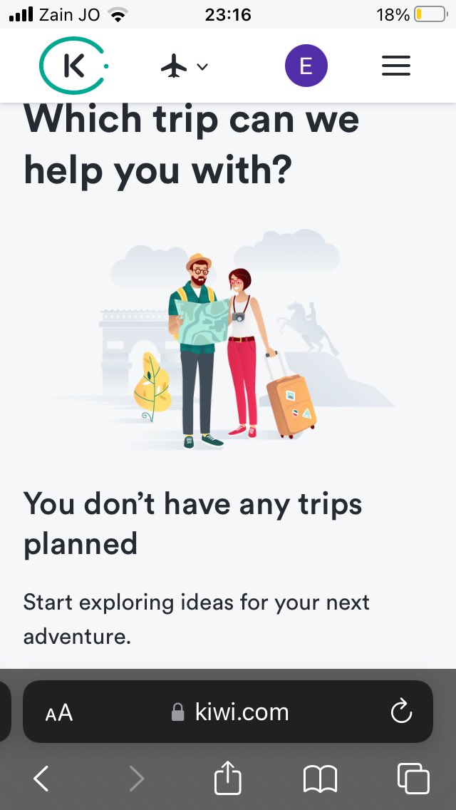 EmLovesMaths's tweet photo. @kiwicom247 You can see here how confused the app and website are. It shows my booking, then says error when I click on it. When I go to the contact page it says I don’t have a booking. I have already flown once on the booking and have a booking no. so this is clearly a problem with the app https://t.co/uXJryXjsd1