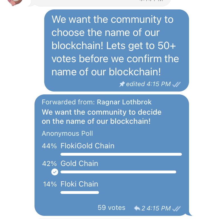 Flokigoldd's tweet photo. It's Official! Our $FlokiGold #Blockchain will be called...

The #FlokiGoldChain BlockChain!

#FlokiGold #ETH #Memecoin #Floki #BTC $PLSF #HEX #PulseChain #Doge #Shiba https://t.co/5xPwdQU59I