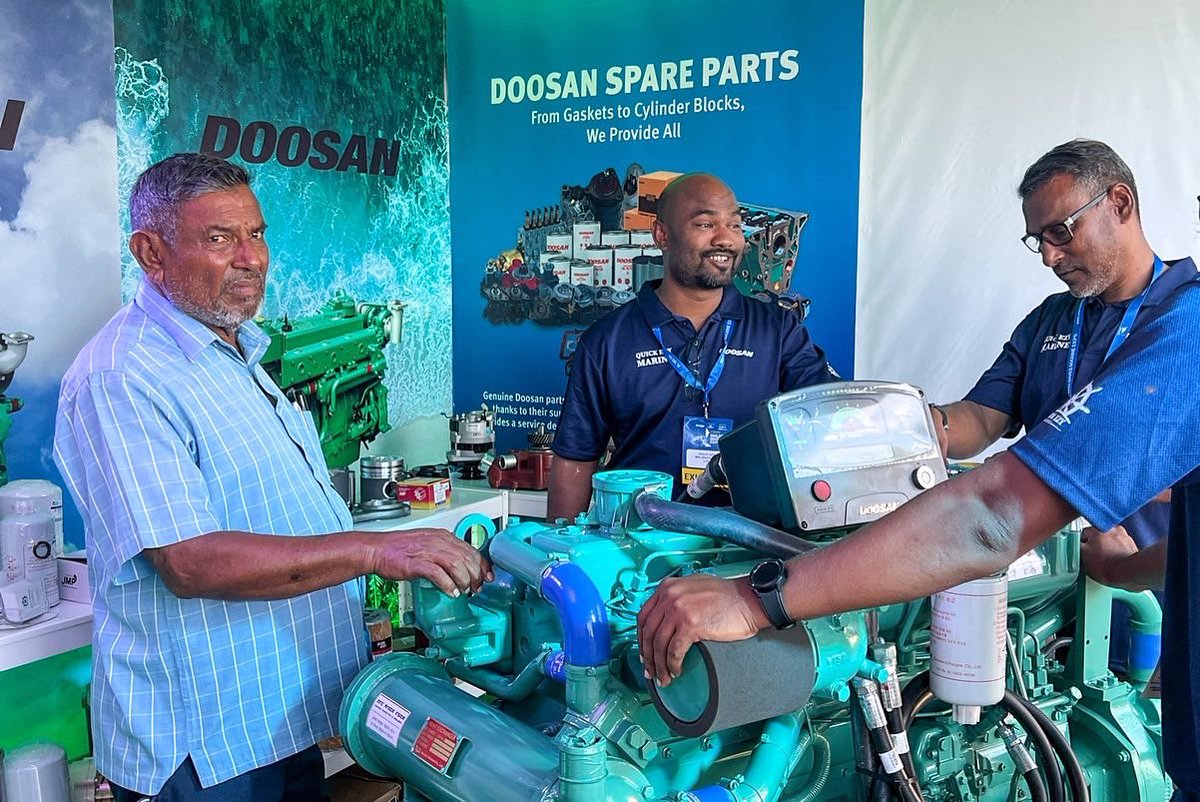 Some clicks from The Longest Running Marine Exhibition in the Maldives <a href="/mvmarineexpo/">Maldives Marine Expo</a> 
#doosan #doosanMaldives