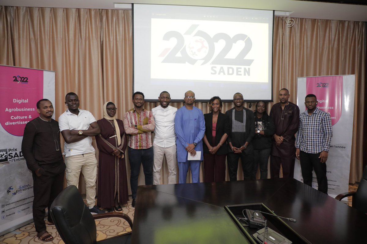 SADEN_GN's tweet photo. [#Saden2022 - Prix Saden 2022 : Phase de présélection ]

➡️ 𝗖𝗹𝗮𝗽 𝗱𝗲 𝗳𝗶𝗻 ⬅️

Les auditions de présélection du #PrixSaden de l’entreprise de l’année sont maintenant terminées ✅.

Bravo et merci à tous les candidats pour leur implication 👏🏾👏🏾.

#Saden2022 #SADEN https://t.co/OwxskmUWq5