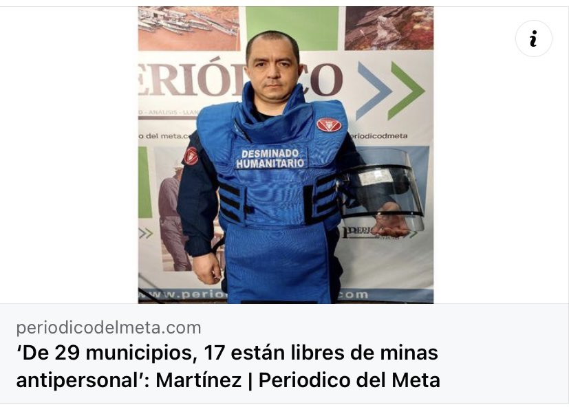 juauno80's tweet photo. Porque arriesgamos nuestra vida, para salvar vidas. @GobMeta  @PeriodicodMeta  @HernanGomezNino #DesminadoHumanitario https://t.co/ToFVMcOn0j https://t.co/vFXA7gdJ6R