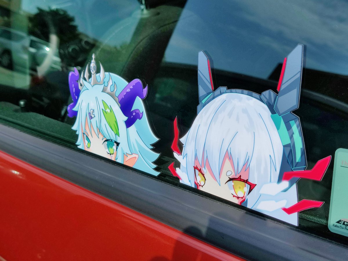 MajesticoAF's tweet photo. Thanks to @SenpaiSquadNet I was able to finally weeb out my car in the best way possible! @VShojoOfficial @zentreya @LichVtuber #zentreart #Lichcraft #DragonFroot https://t.co/LAAwLqYaK2
