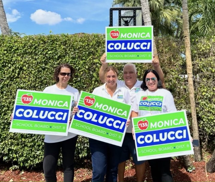 MonicaColucciFL's tweet photo. I can’t thank my volunteers enough for their hard work and dedication throughout my campaign.
As the next School Board Member for District 8, I will provide effective and positive solutions for the betterment of education in Miami-Dade County. 🍎 #TeamColucci #BackToBasics https://t.co/PAWhAan4IE