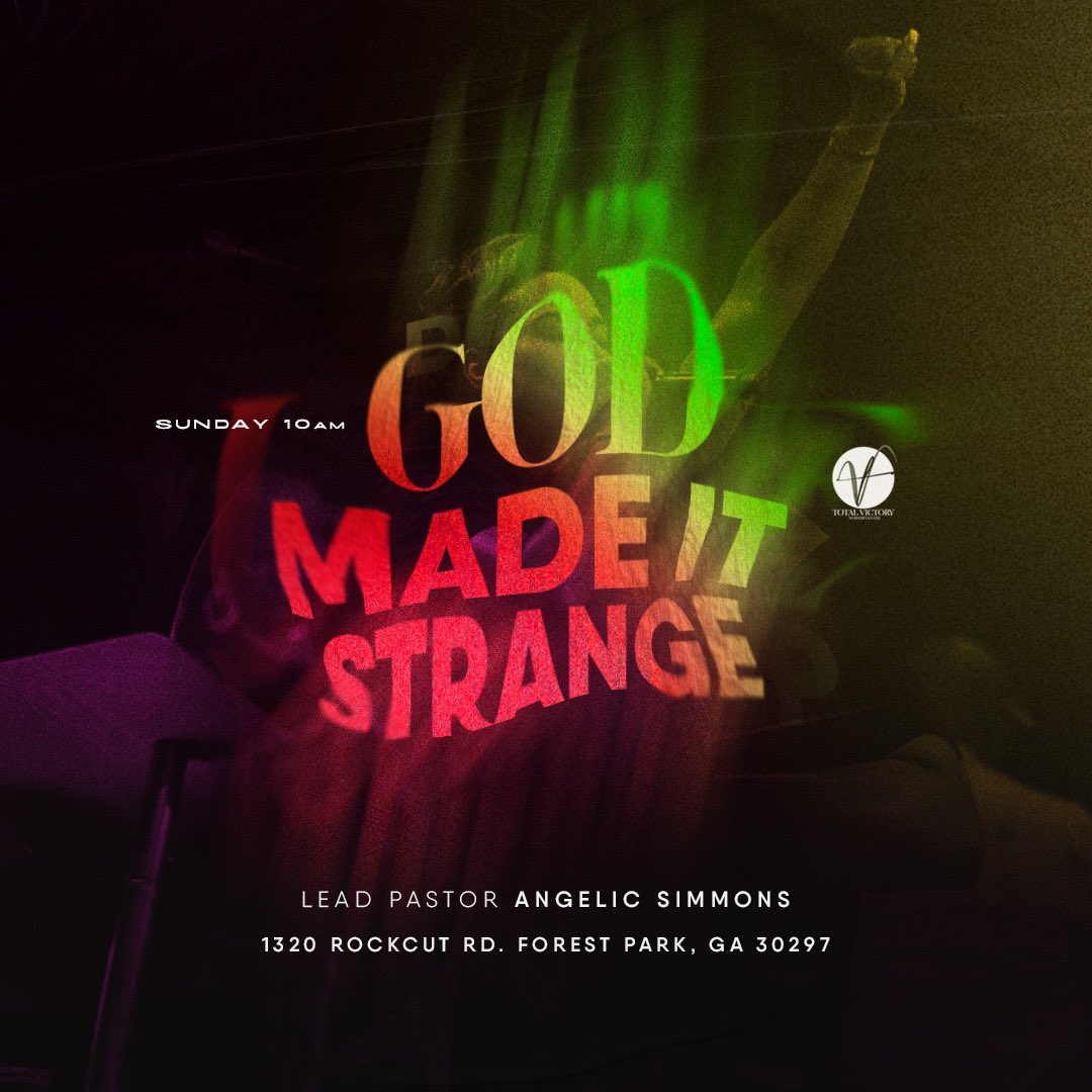 totalvictoryatl's tweet photo. Join us as we continue our August Series: Don’t Lose Your Grip! Part 2: “God Made It Strange”. Worship with us❗️ Bring a friend and Come Experience Victory❗️

#tvwcatl
#augustseries 
#share 
#like https://t.co/T0hrIXbug3