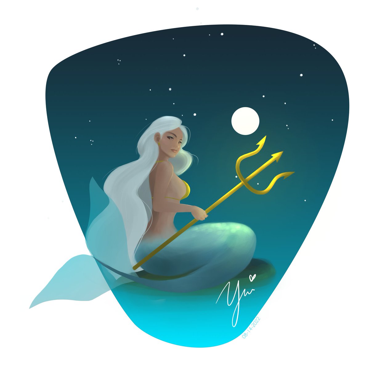 goddessyui's tweet photo. I must start to live and breathe in Photoshop so people would like my art. XD
#adobephotoshop #huion #mermaid #triton #girl #digitalart #illustration #digitalillustration https://t.co/PITEqWVTdi