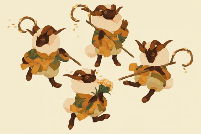 pose sheet com for Moss_Meat on DA + the original adopt I did back in april 
