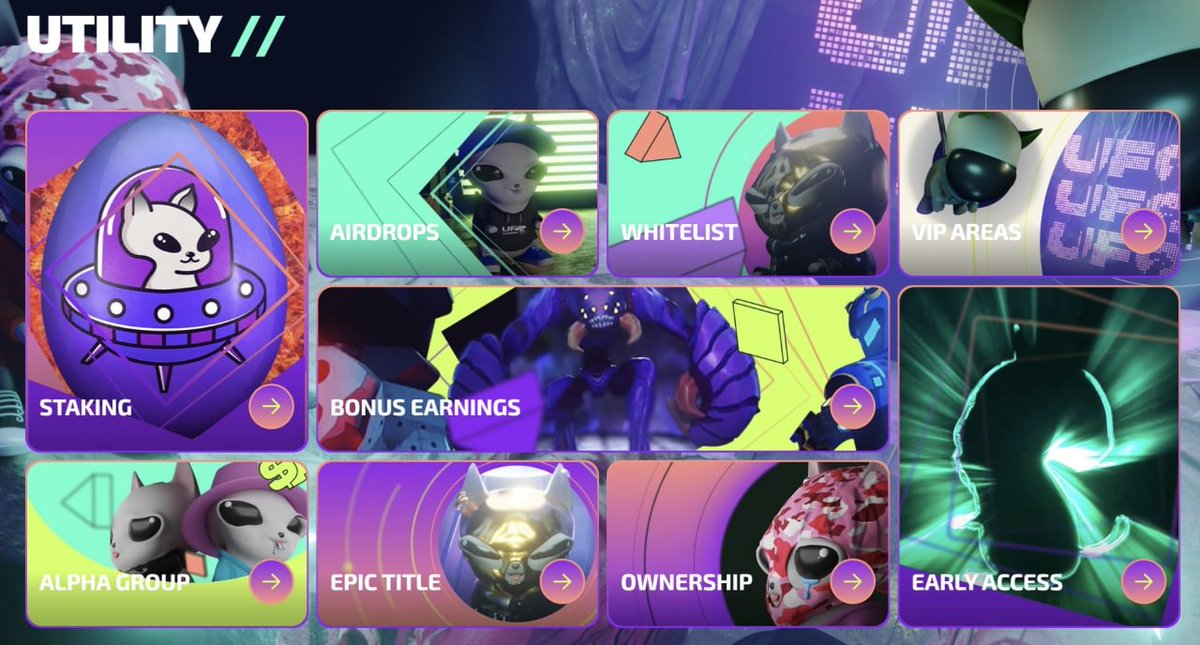 JohnnyCrypto51's tweet photo. $UFO Gaming presents @UFOGEESNFT 

Here's a NFT collection with massive utility !

https://t.co/WIbngDONg1

#UFOGEES #NFT #Utility #Staking #Rewards #VIP https://t.co/yU42FWORVw