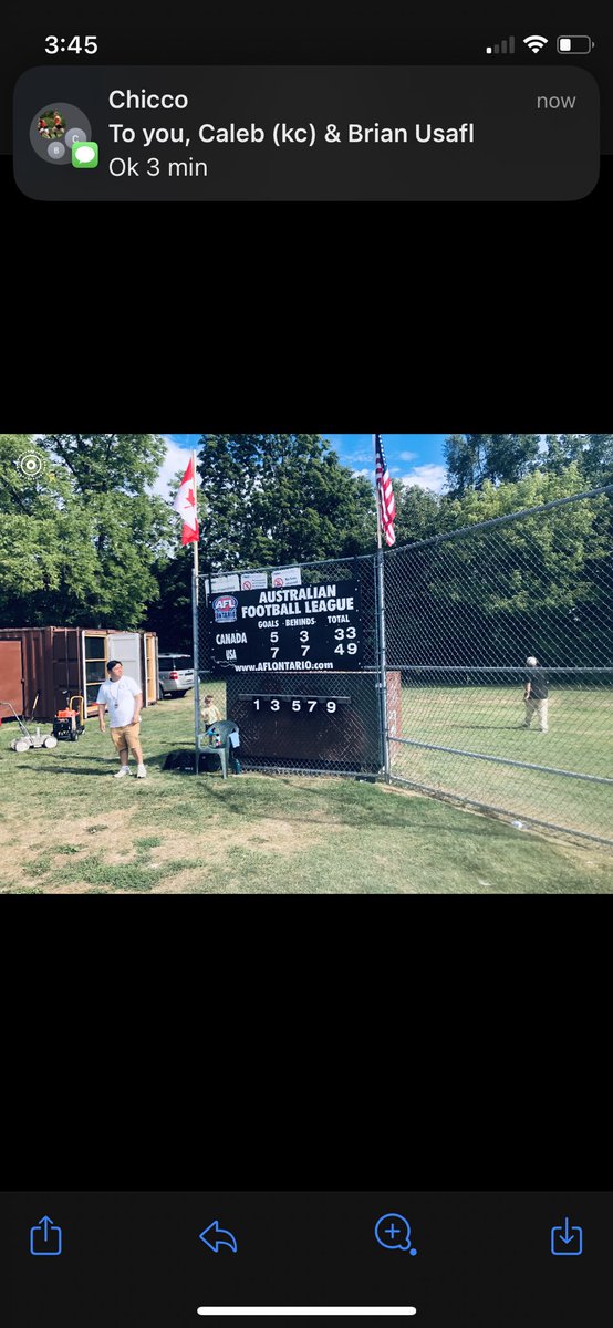 USAFL1997's tweet photo. With 3 minutes to play the lead is still 16 for the @USAFLRevolution #49PC https://t.co/a3FOEI6Wwv