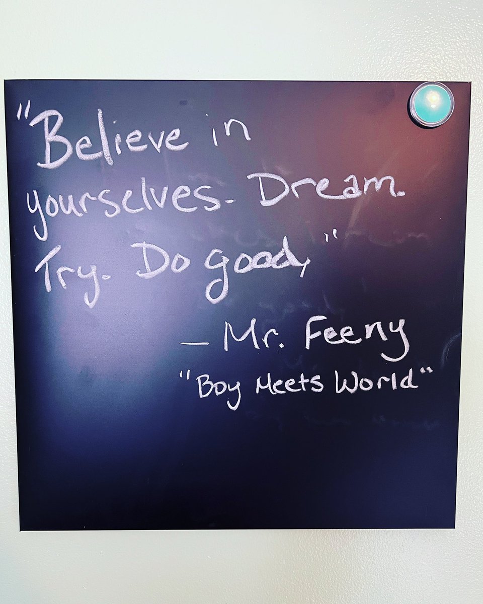 MsHillClassroom's tweet photo. What quote pushes you? #quote #quoteoftheday #quoteoftheyear #educator #education #teacherlife #educatorlife #mrfeeny #boymeetsworld #podmeetsworld #inspirationalquotes #inspiration https://t.co/fS5heaV0Is
