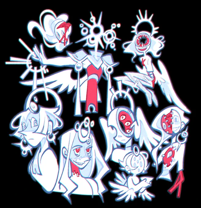 Angel doodles 