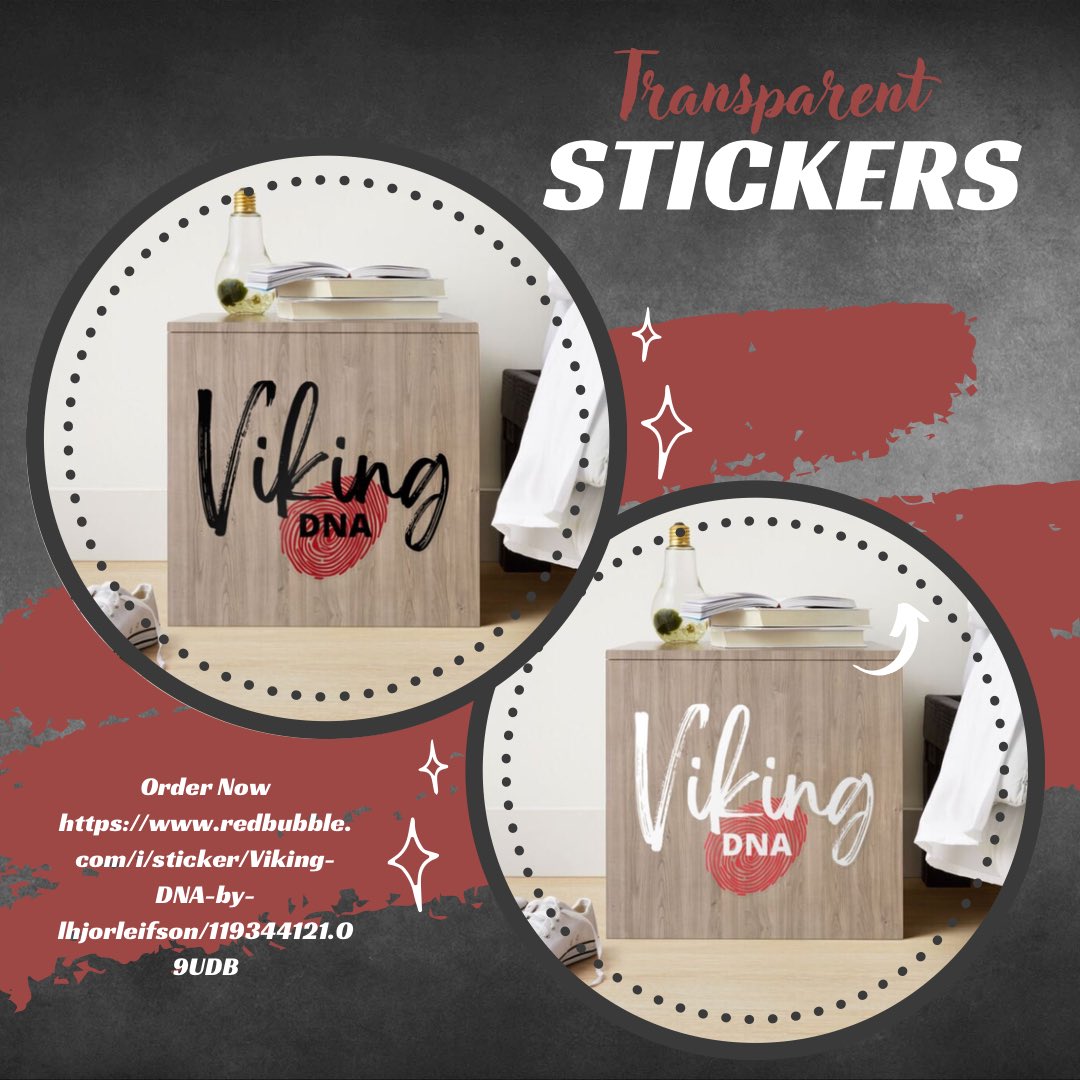Lor_H's tweet photo. Transparent stickers in black or white. Decorate windows, personalize water bottles, or stick ‘em wherever!
https://t.co/MT7l93V8q4
^Order Now
#hjorleifsonart #transparentstickers #redbubble #viking #vikingdna #sticker #Stickers #vikinglife #Vikings https://t.co/HBkXB6L3qO