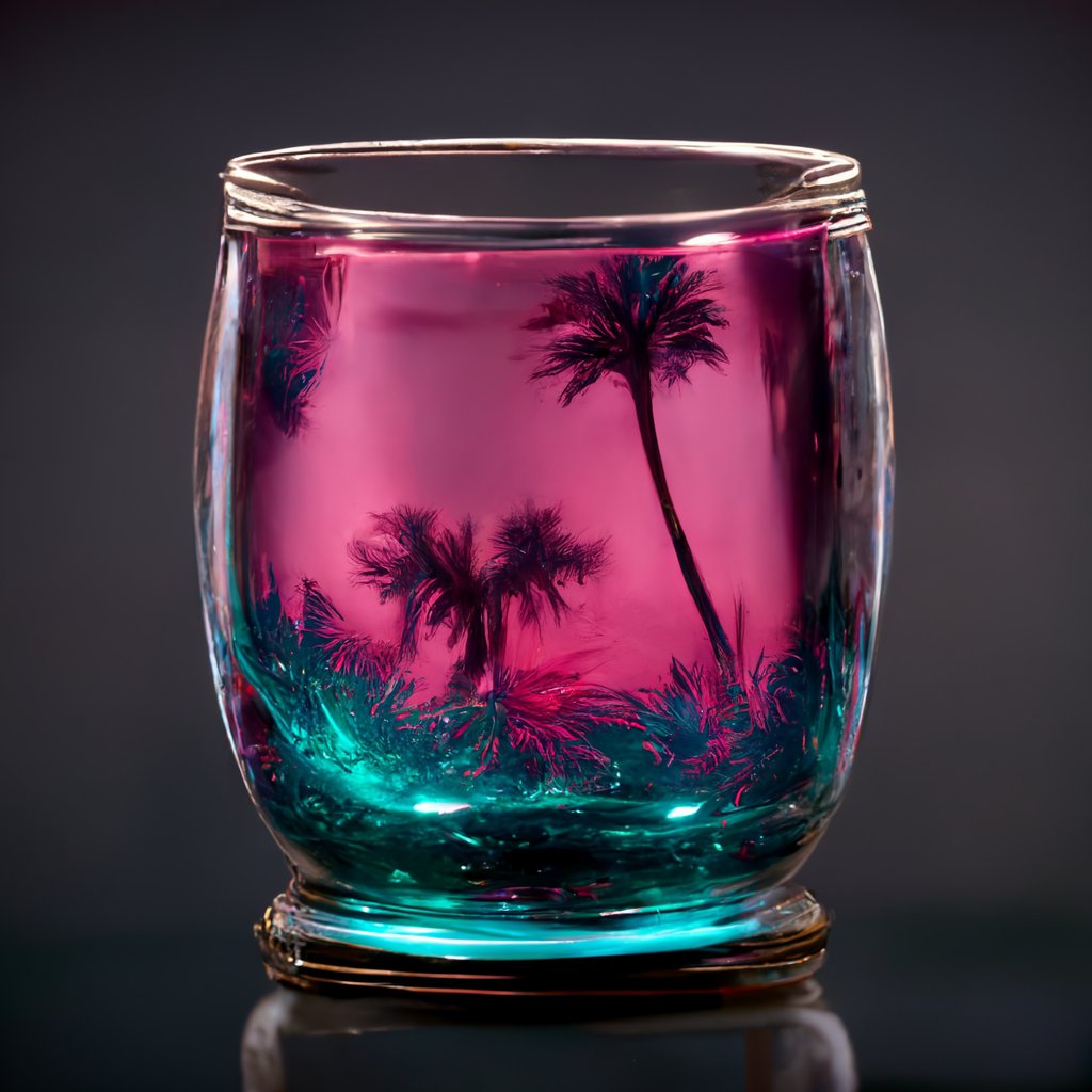 #synthwaveaesthics #synthave #palms #neonpalms #aigenerated #midjourney