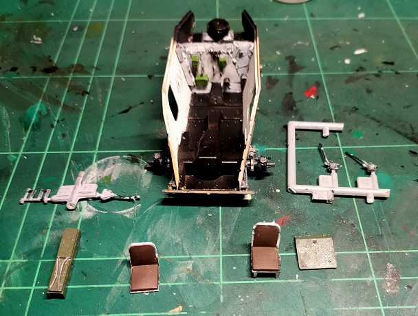 WartsNAllModels's tweet photo. Going live on https://t.co/cqPPEWFwbQ in 30 minutes (9.30am ACST, 7pm CDT, COT) we're #weathering the #staghound #engine, and #assembling the #cabin. Pop past and chat! #scalemodels #ww2 #armour #broncomodels #kitbash #scratchbuild #art #hobby #miniatures #plasticmodels #148scale https://t.co/MlvN35RSGW