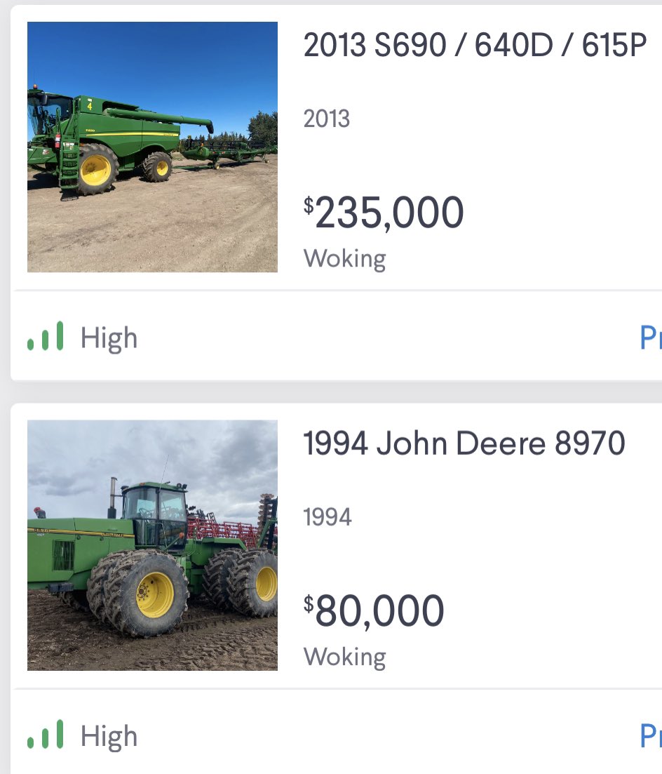 Who needs more harvesting power? 

We’re moving some older equipment for the updating cycle! Also have a grain cart listed with the tractor, good luck everyone with harvest! 

#Harvest2022