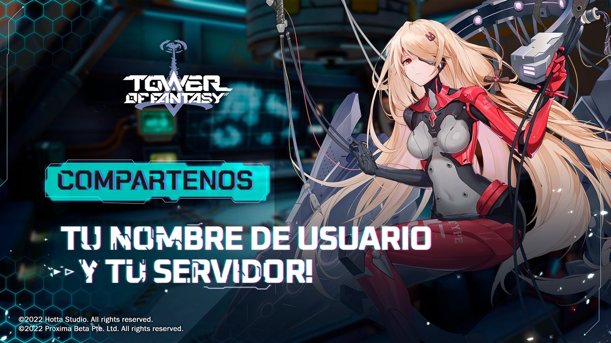 ToF_ES_OFICIAL's tweet photo. ¡Tenemos una comunidad increíble y nos encanta que nos cuenten sus experiencias y aventuras en planeta Aida! 🚀
Formemos con esta comunidad squads por servers.
Compártenos en comentarios el nombre de tu usuario y tu servidor. 👀
#ToF #TowerOfFantasy #TOFES https://t.co/MkXsp6JcuE