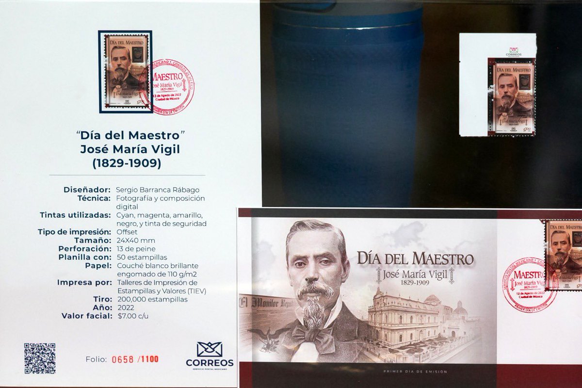 AngelinoCaamalM's tweet photo. #SNTEconMéxico 👩‍🏫🇲🇽👨‍🏫

🔴 Reconoce #SNTE 📚 legado del maestro José María Vigil, durante cancelación de timbre postal en su honor 🔴 Con visión liberal y humanista, contribuyó para conformar el Estado mexicano 👉Mtro. Alfonso Cepeda Salas

Nota 👉 https://t.co/Cum3fvUpH8 👈+ https://t.co/OKEY7pWfJJ