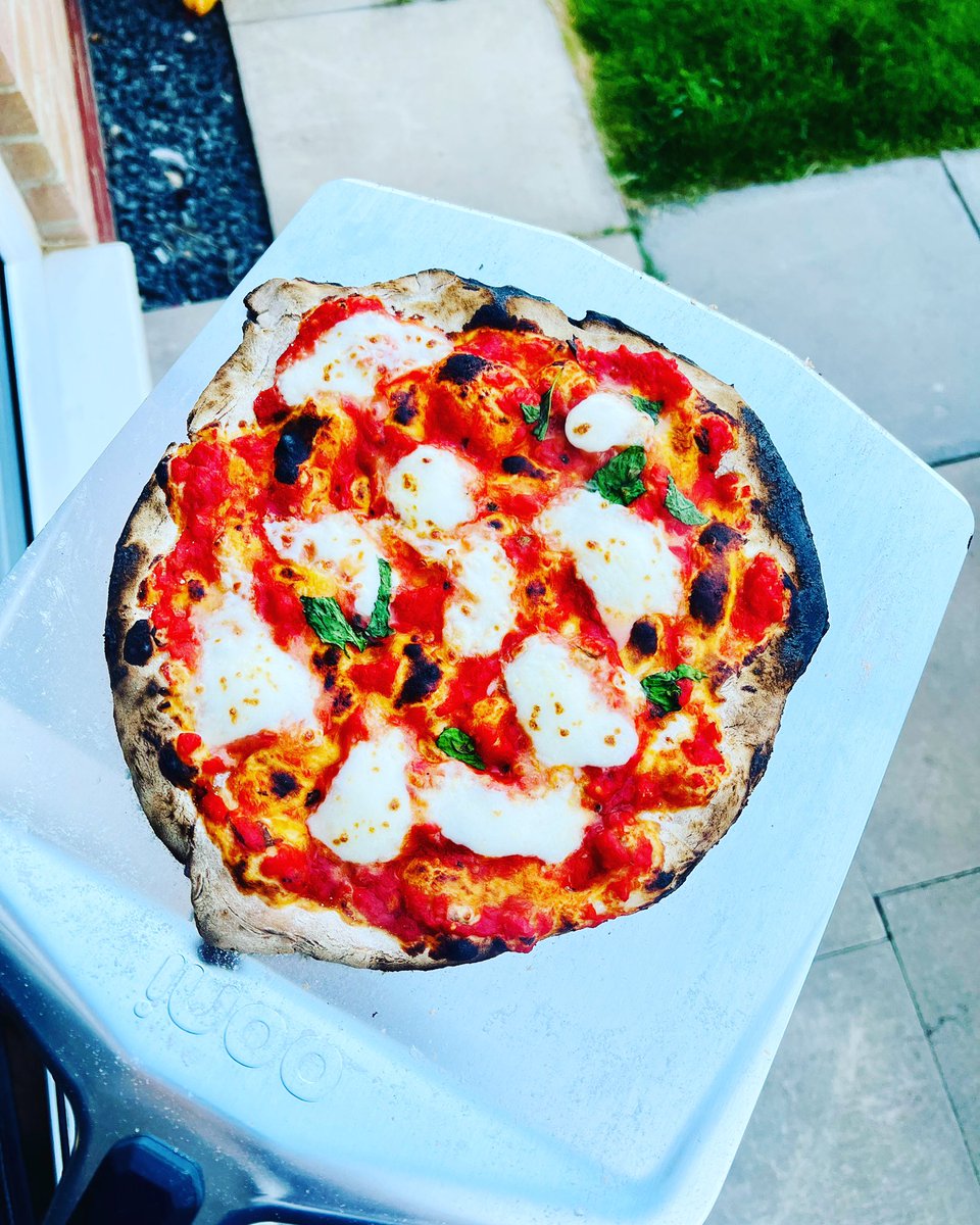 First Pizza out of my new Ooni, as the footy season starts - <a href="/onebite/">One Bite</a> everybody knows the rules. <a href="/barstoolsports/">Barstool Sports</a>