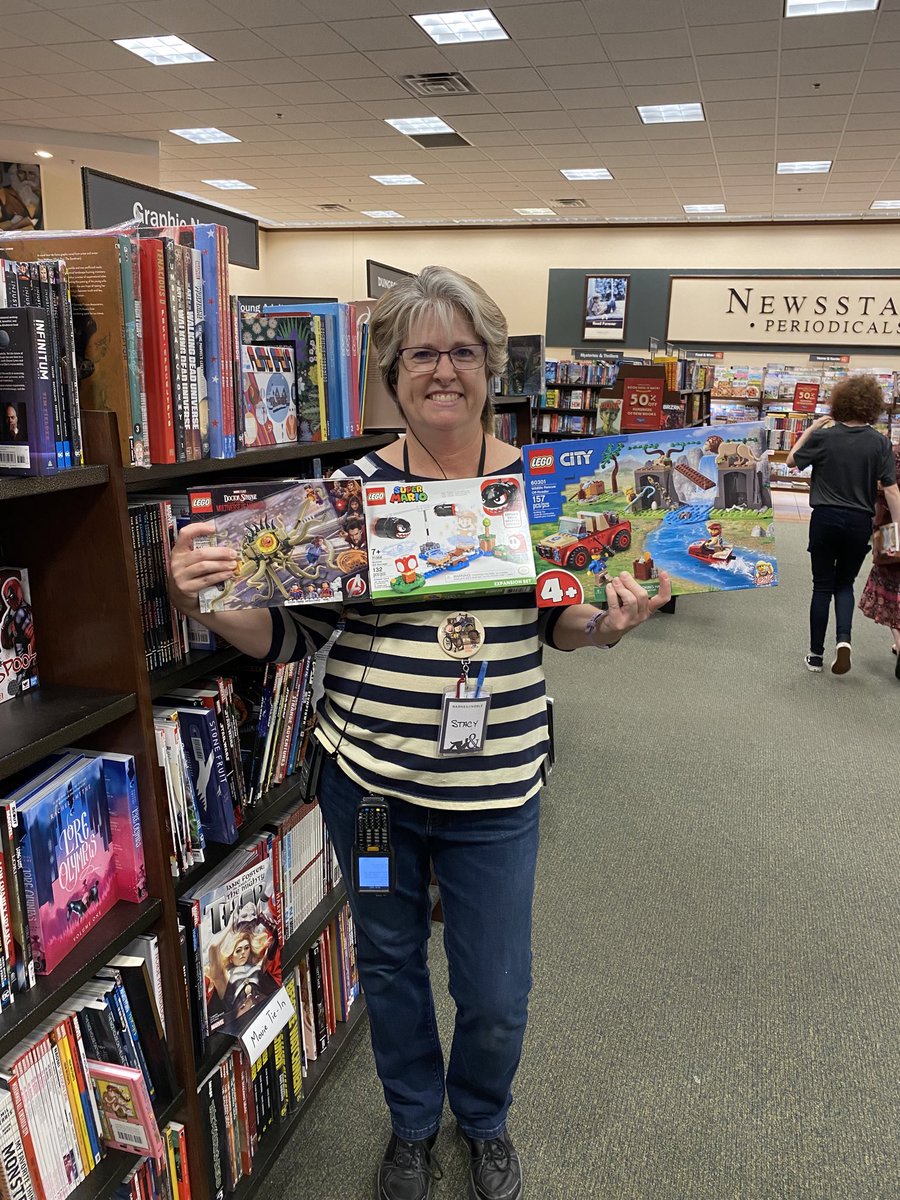 bnappleton's tweet photo. Select Legos and games are now 25% off!  You can pair them with a delicious Caramel Macchiato, or enjoy a buy one get one 1/2 off on all cookies.  Buy 2 cookies get 2 for 1/2 off, buy 3 get 3 for 1/2 off…etc!  😋 https://t.co/zPKsS4dF1D