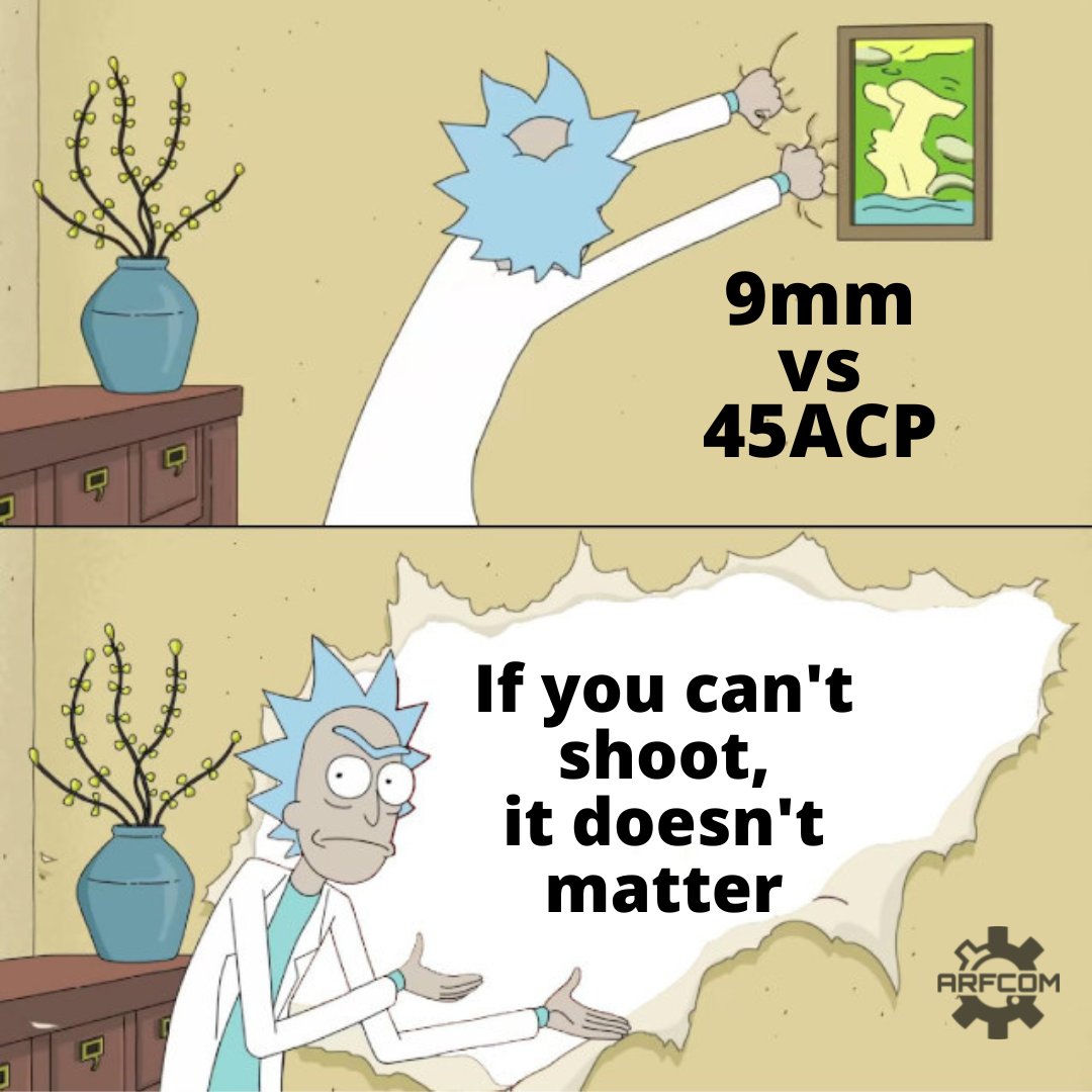 ARFCOMACTUAL's tweet photo. All the caliber debates should begin and end here lol
#TRAIN #goshooting #Practice #2A #arfcom #cantfixstupid #debate #hottake #RickandMorty #meme #comeatmebro https://t.co/EBgmzcpMWN