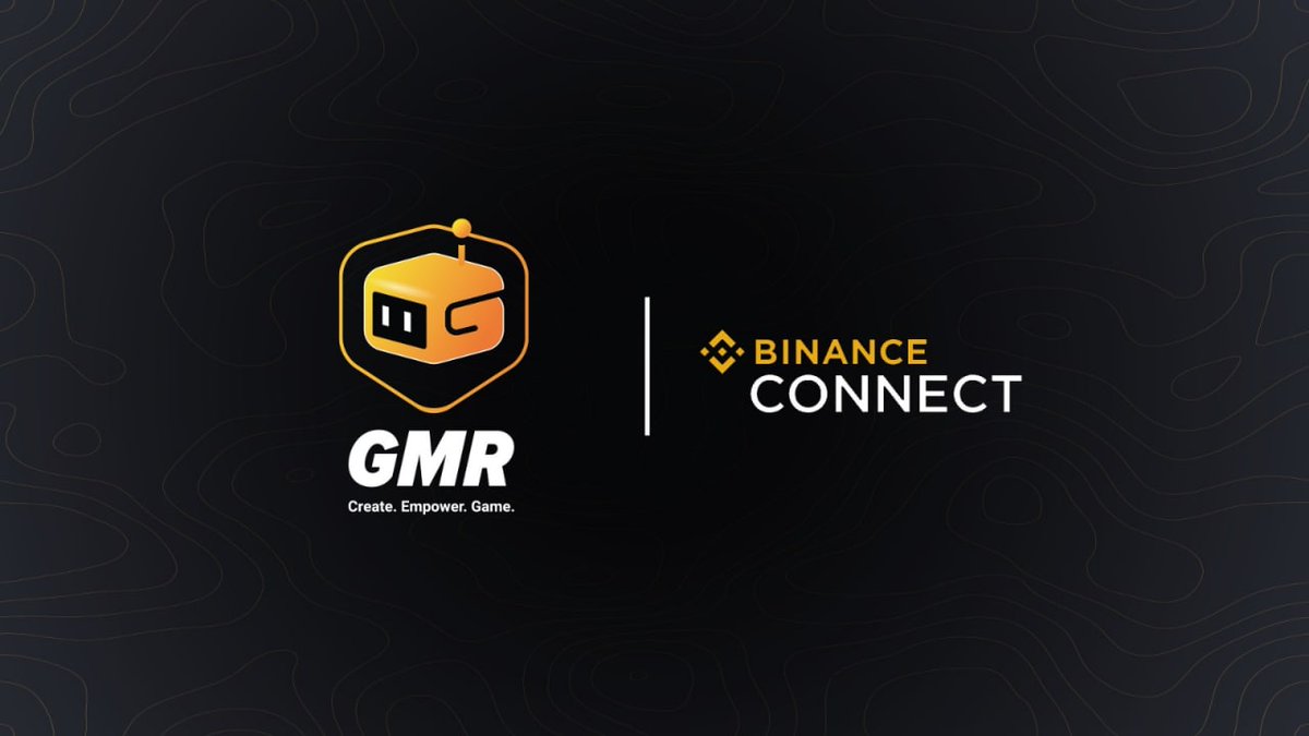 GMRCenter's tweet photo. We're pleased to announce that over the coming weeks @Binance_Connect will be integrated into the GMR Center.

This partnership will add further utility to our platform by facilitating seamless fiat to crypto swaps and more!

#GMRCenter #BSC #BSCGems #Binance #BNB https://t.co/wTyPxz000R
