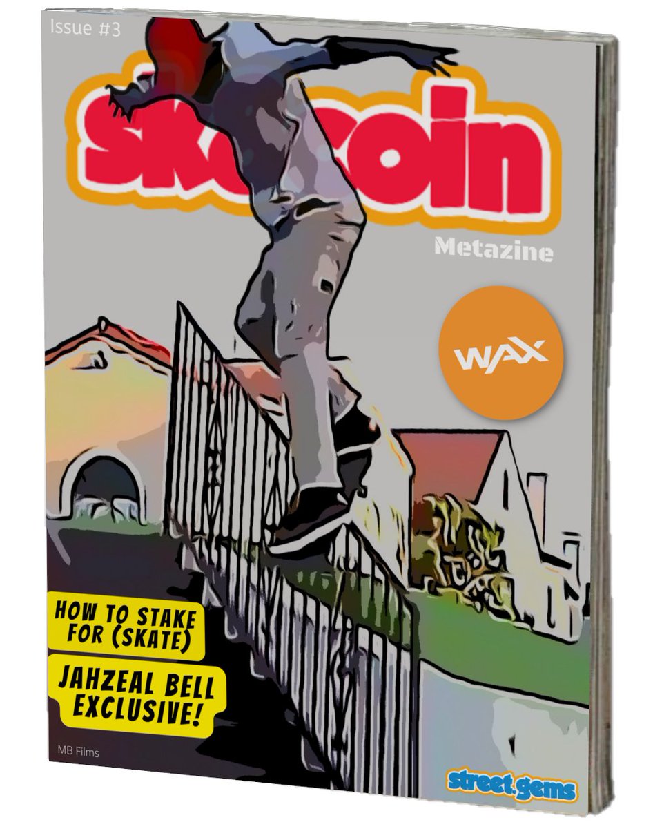 skatecoinwax's tweet photo. #waxgang #waxnft #sk8coin #skatecoinwax
๐ Attention #WAXFAM you can now #STAKE your #metazines on #waxdao and earn some (SKATE)๐น
๐๐ผ https://t.co/V896jwXDrW
๐ค๐ผThank you all for your support while we build!
Buy (SKATE) here https://t.co/LnOvqqunWJ https://t.co/yFKncpaCDt