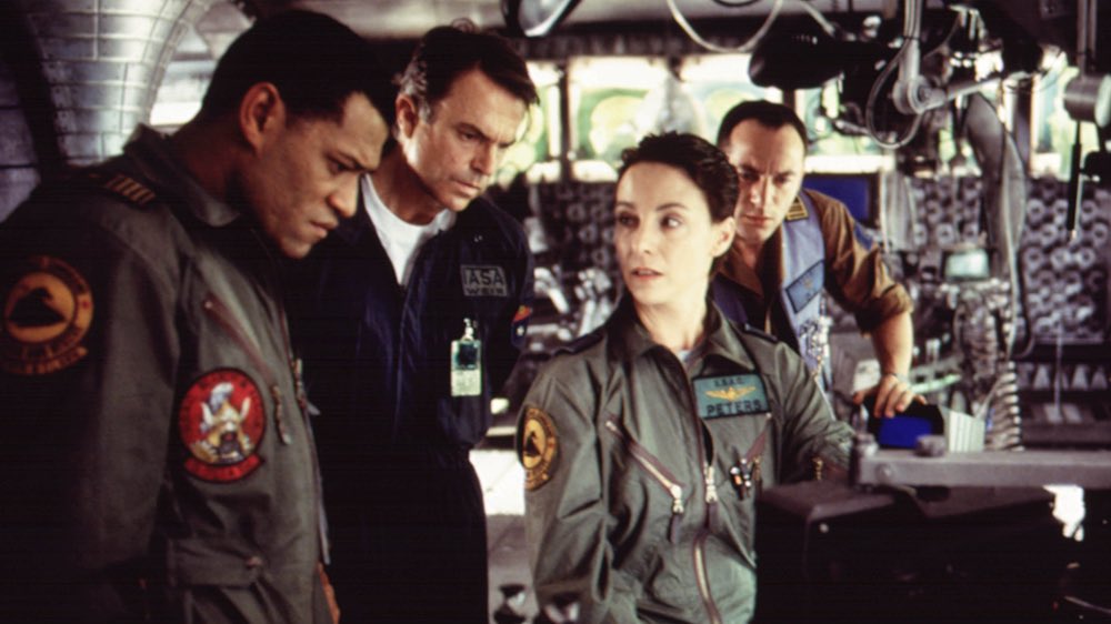 HoltendVilla's tweet photo. Event Horizon is now on Netflix UK. This is a superb 90’s sci-fi film for those who haven’t seen it. It stars the legendary duo of Sam Neill and Laurence Fishburne @TwoPaddocks https://t.co/Vhj8Ph5koS