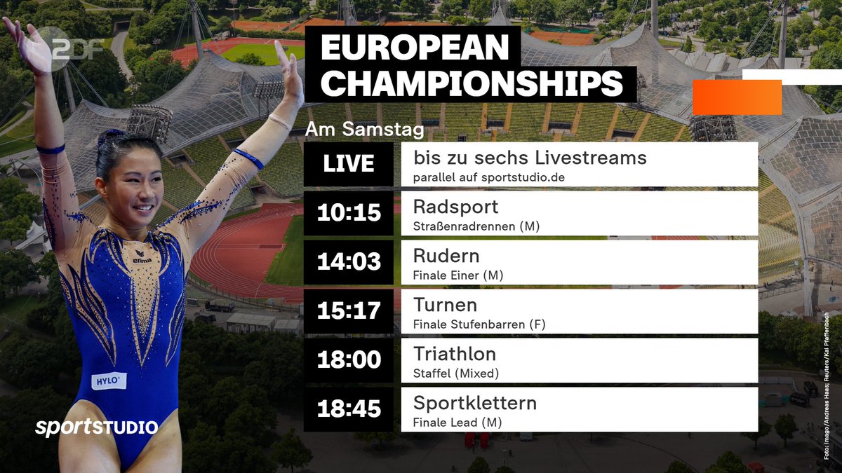 sportstudio's tweet photo. Gewinnt Kim Bui zum Karriere-Abschluss noch eine Einzel-Medaille? Und wird Ruderer Oliver Zeidler seiner Favoriten-Rolle im Einer gerecht?
Hier geht's zu den Livestreams 👉https://t.co/FG8K6pLSE0 @Euro_Champs @ECMunich2022 #munich2022 #ec202 https://t.co/tJL0i0xxzl