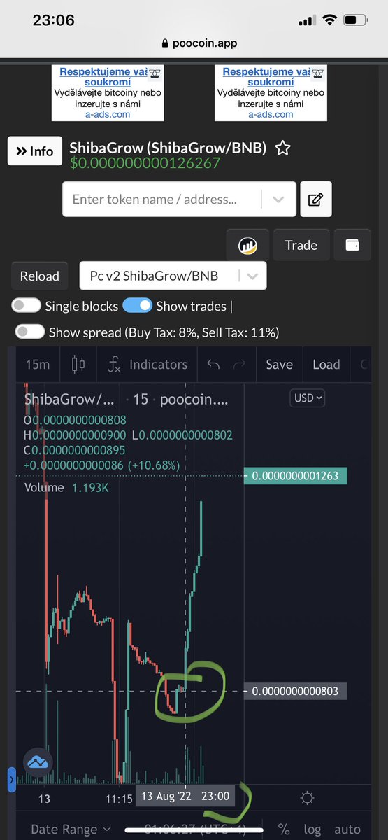 Helped pull that dip out a bit🤞#ShibaGrow 🌱 😉✊