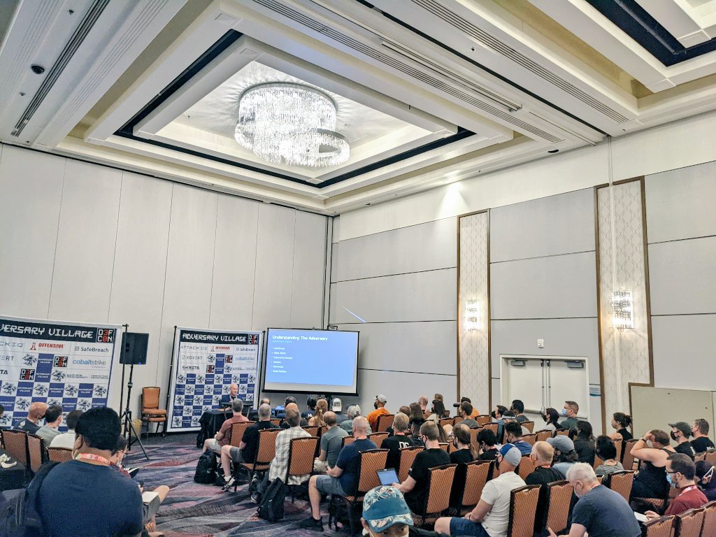AdversaryVillag's tweet photo. The way of the Adversary!
#AdversaryGuru @PhillipWylie at Adversary Village @DEFCON 30

#AdversaryVillage #AdversaryPhilosophy #DEFCON https://t.co/YFrhZxa72K