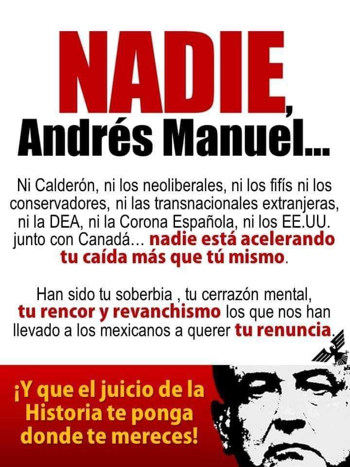 ryo_hermoso's tweet photo. Con mi derecho por ser mexicana, y por los acontecimientos de masacre por los que está pasando actualmente mi país, yo EXIJO LA RENUNCIA INMEDIATA DE LÓPEZ. 🥳

Quieres la renuncia de López?👇🙋‍♀️🙋‍♀️ https://t.co/XSDHkR8l58