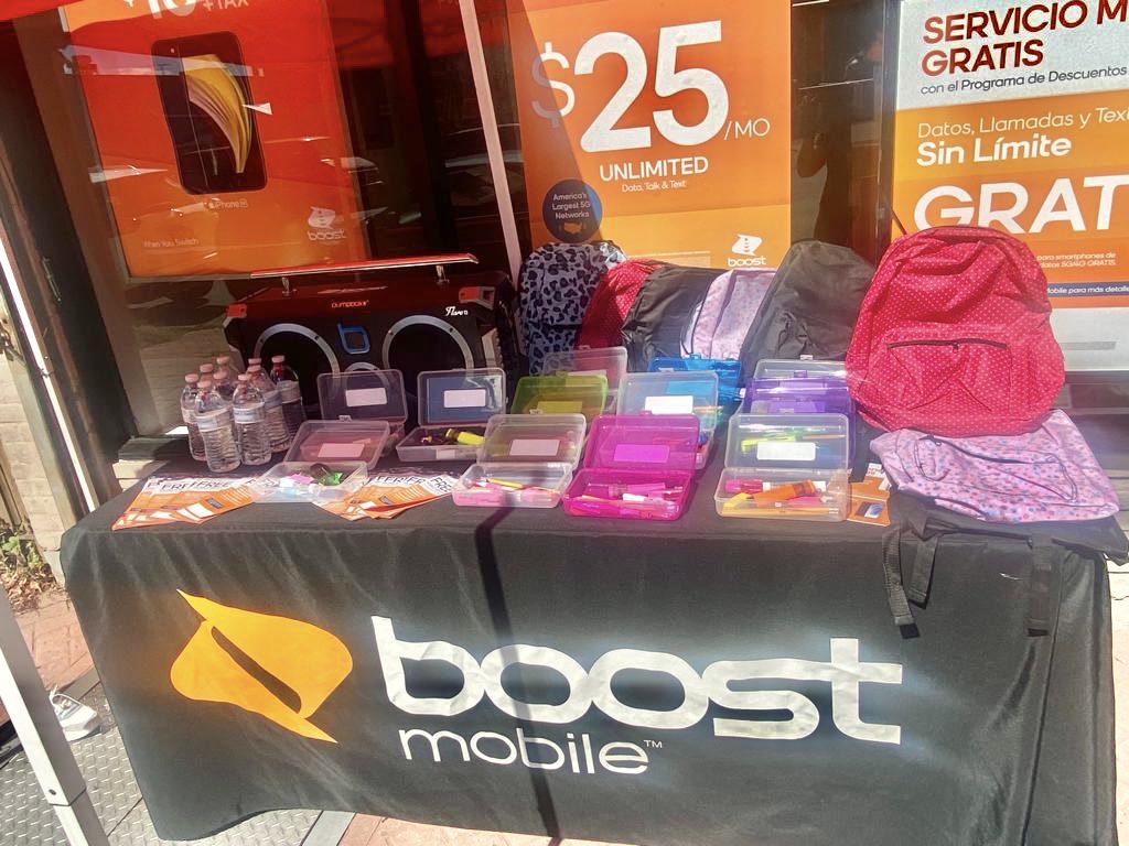 Team_TuVoz's tweet photo. Wonderful Team Tu Voz Elizabeth Back to School Event!! 🎒📚✏️🚌 #TuVozStrong #BacktoSchoolEvent #BoostNation ⁦@BoostMobileSean⁩ ⁦@BoostMikeNJ⁩ ⁦@mattmboost⁩ ⁦@joseq_tuvoz⁩ ⁦@MarcecoNation⁩ https://t.co/3we7azwozW