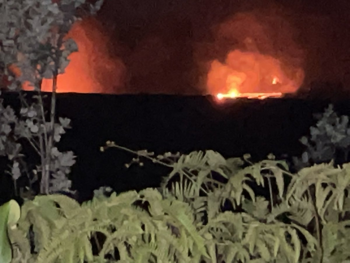 Pretty cool nighttime hike at Kilauea last night #hawaii_life #loa