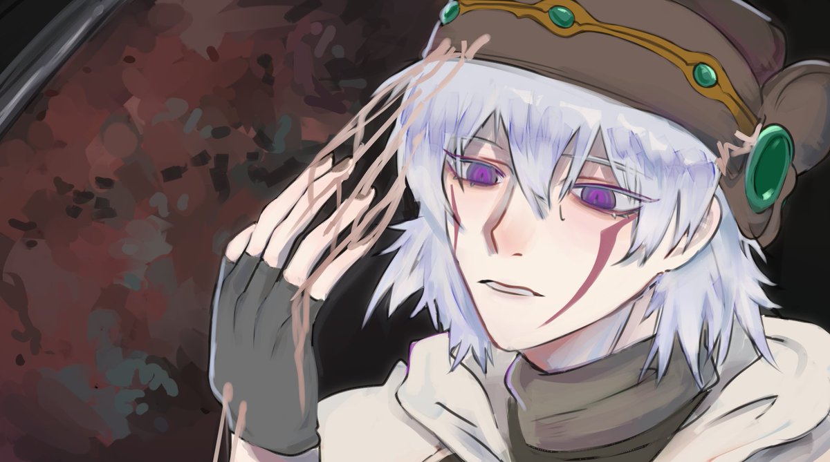 screenshot redraw of tsukasa! i'm a big fan of the .hack// series